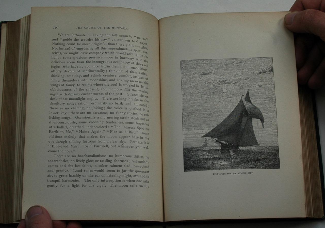 Rare 1885 Copy of The Cruise of the Montauk by James McQuade