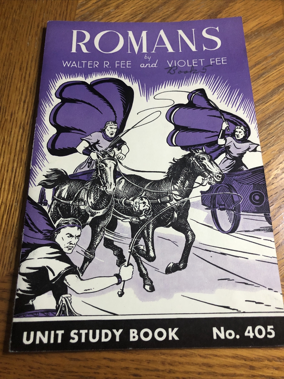 Romans by Walter R Fee Unit Study Book 405 1939 Educational Book Vintage
