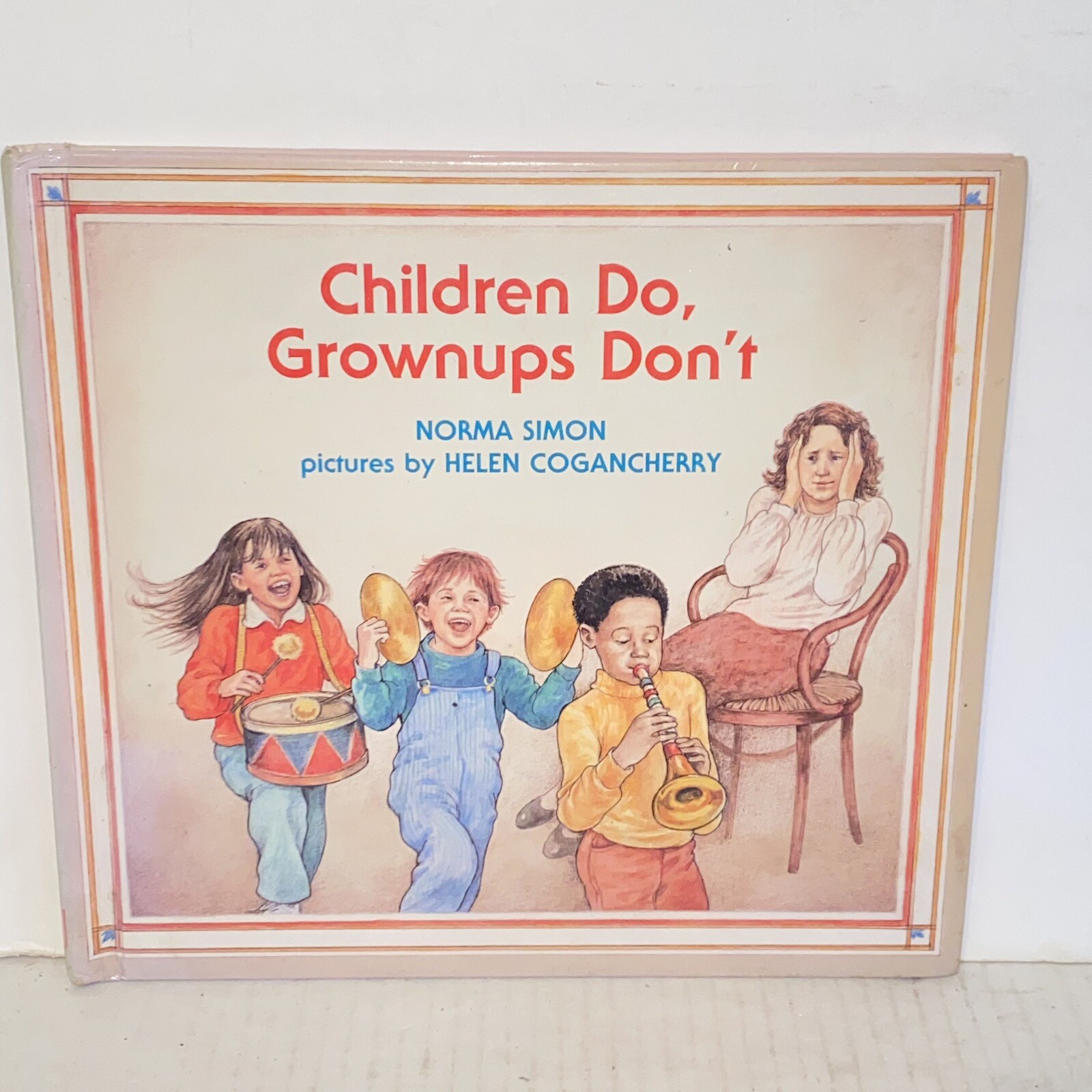 Vintage 1987 Children Do Grownups Don’t by Norma Simon Hardcover 1st Printing