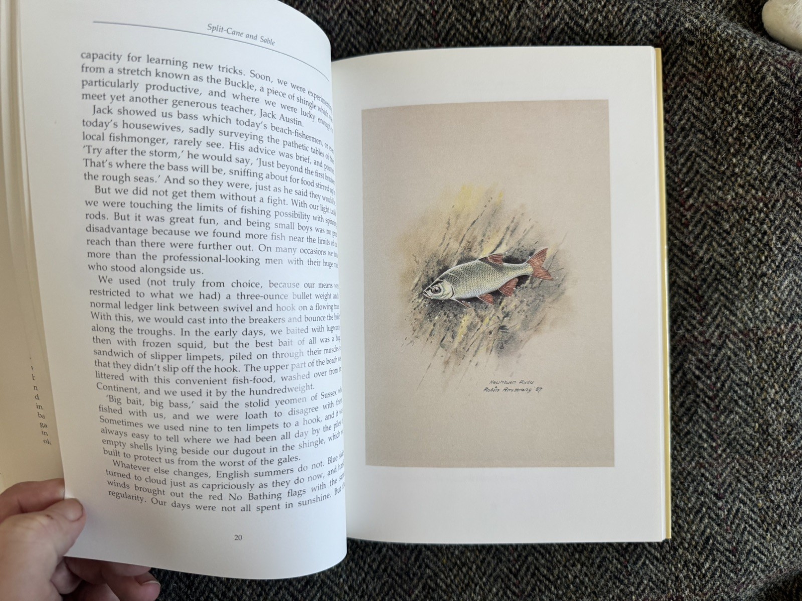 Split-Cane & Sable, Robin Armstrong, 1st 1988, Chalk stream salmon trout fishing