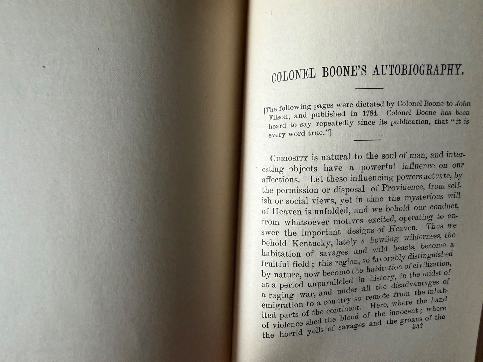 1902 HC Book LIFE OF DANIEL BOONE THE FOUNDER OF KENTUCKY Cecil Hartley