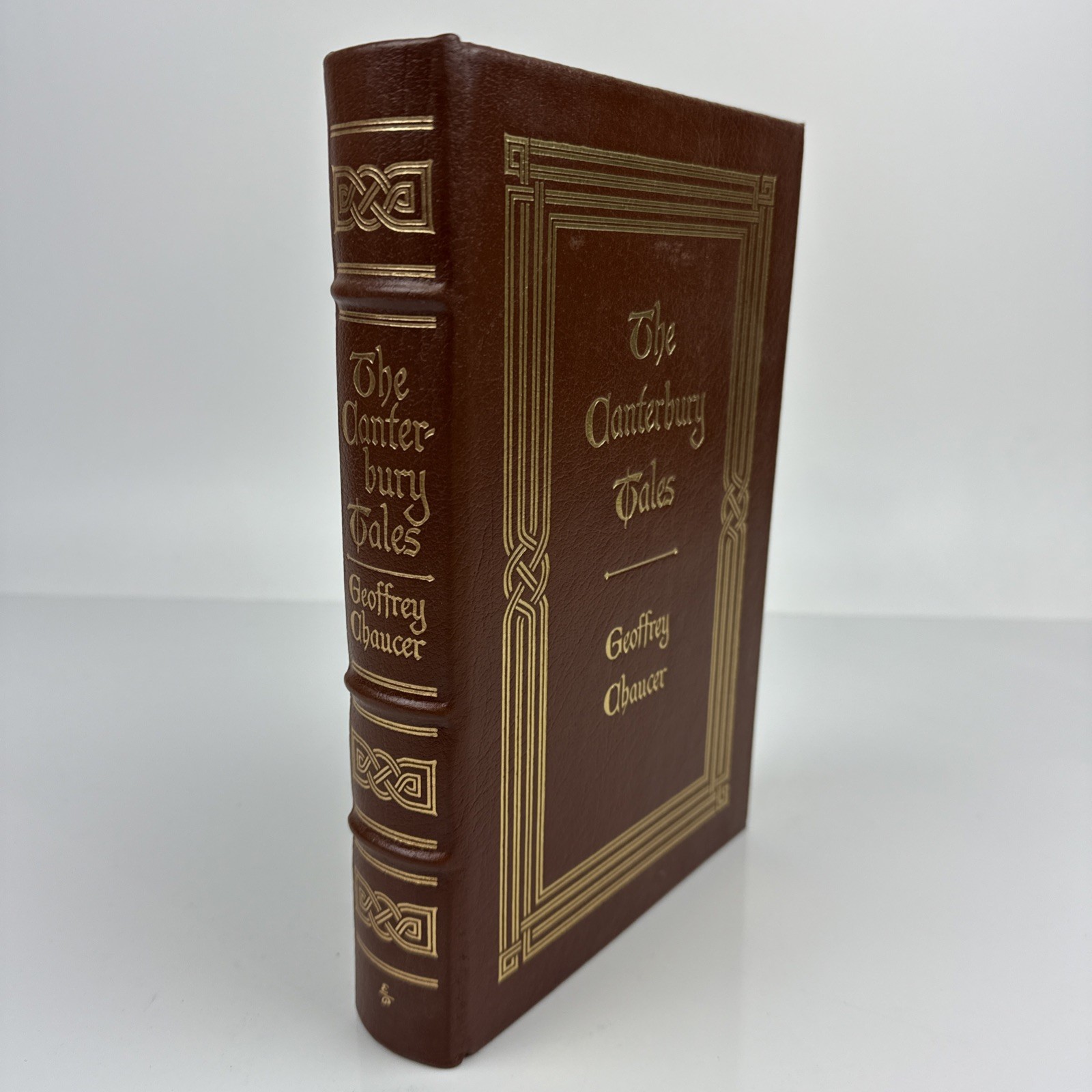 The Canterbury Tales Geoffrey Chaucer Easton Press Leather 100 Greatest Books