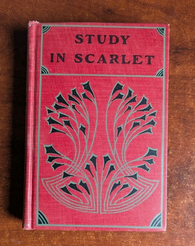 A Study In Scarlet Conan Doyle 1899-1902 Sherlock Holmes Merchon Co. New York