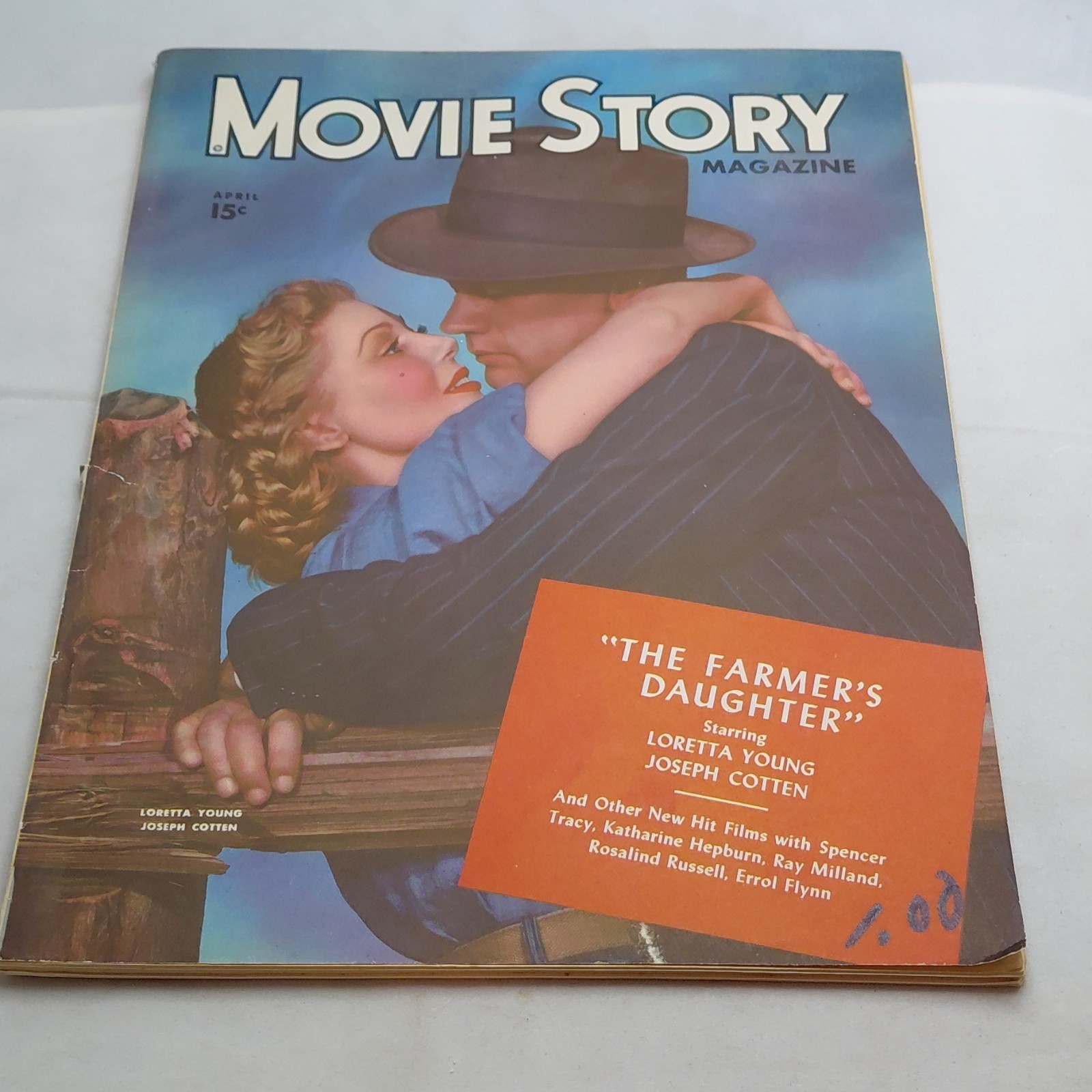 Movie Story Magazine April 1947 Loretta Young Joseph Cotten The Farmers Daughter