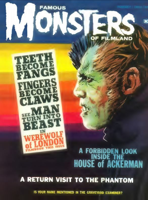 FAMOUS MONSTERS OF FILMLAND 225 Unique Issue Collection On USB Thumb Drive