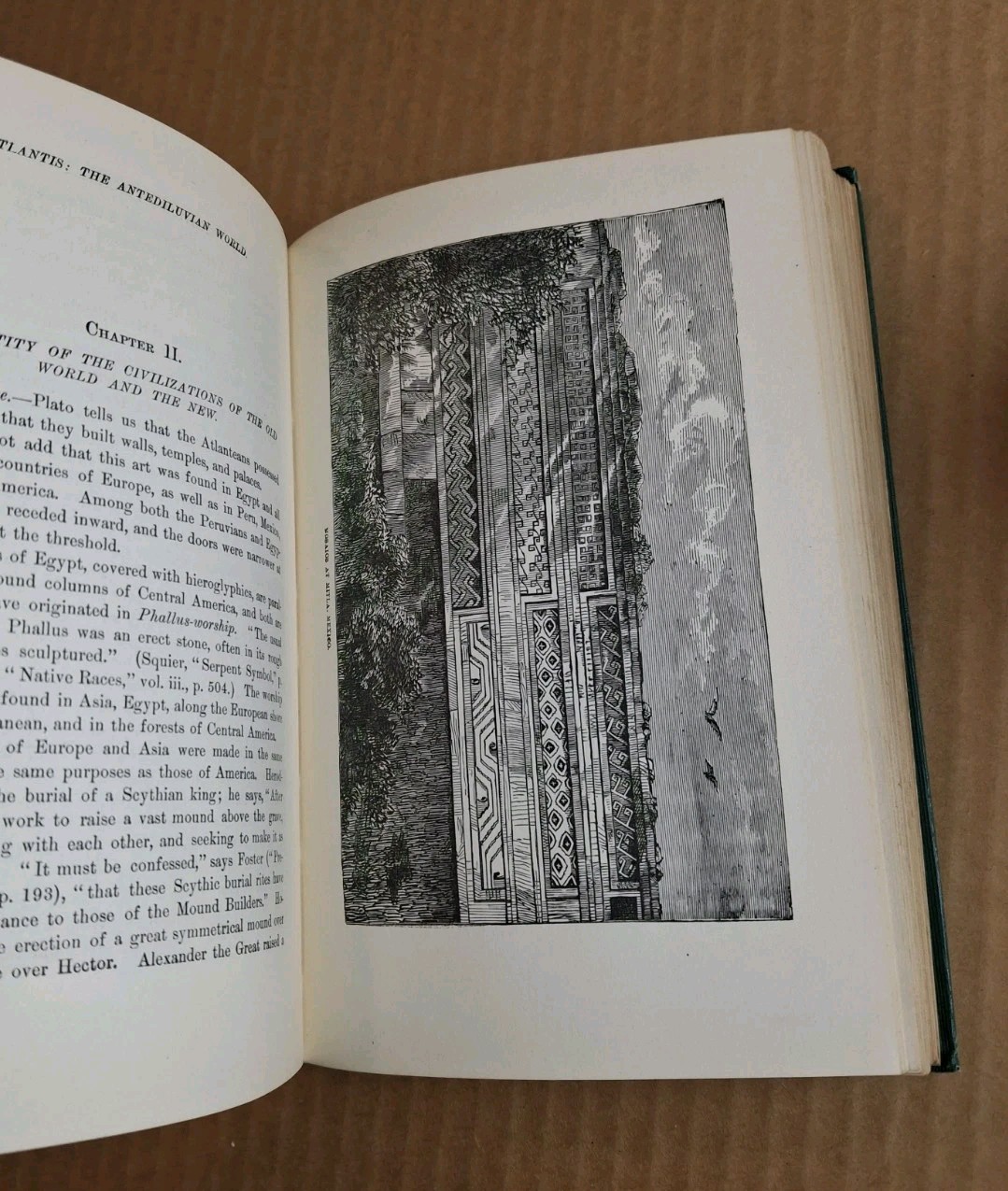 1910 ATLANTIS THE ANTEDILUVIAN WORLD by Ignatius Donnelly Harper & Brothers