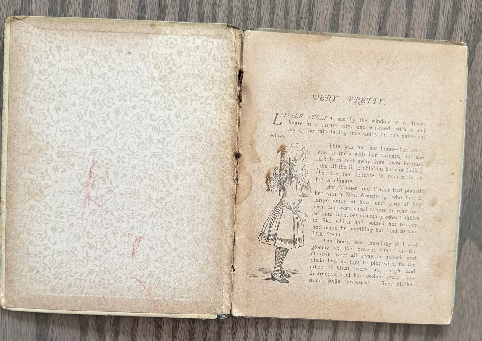 Very Pretty, Victorian Children’s Book Late 1800s, Rare