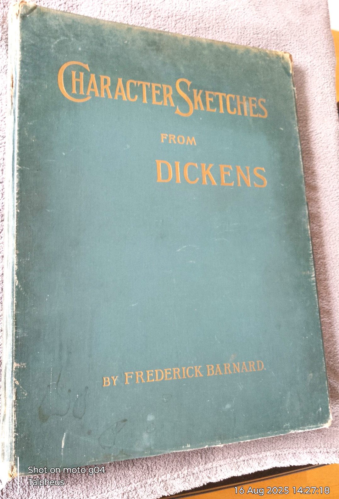 Series of Character Sketches From Dickens Barnard 18 ( 3×6 ) plates 1st Eds..