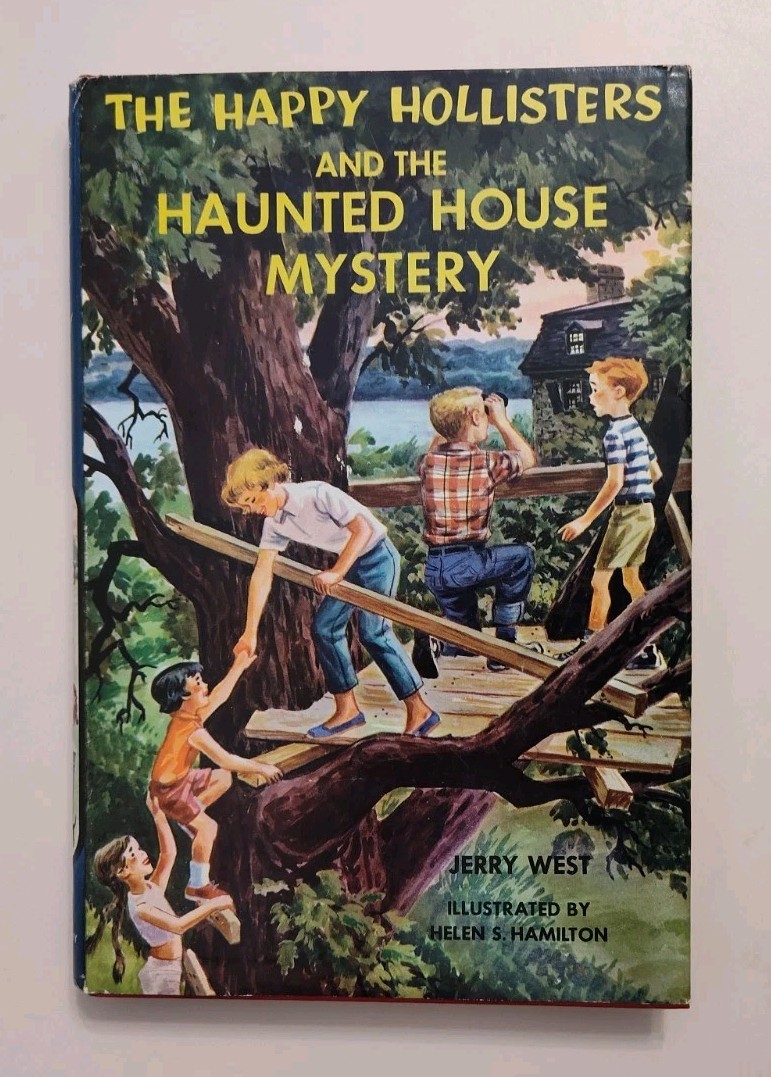 The Happy Hollisters and The Haunted House Mystery by Jerry West HCDJ