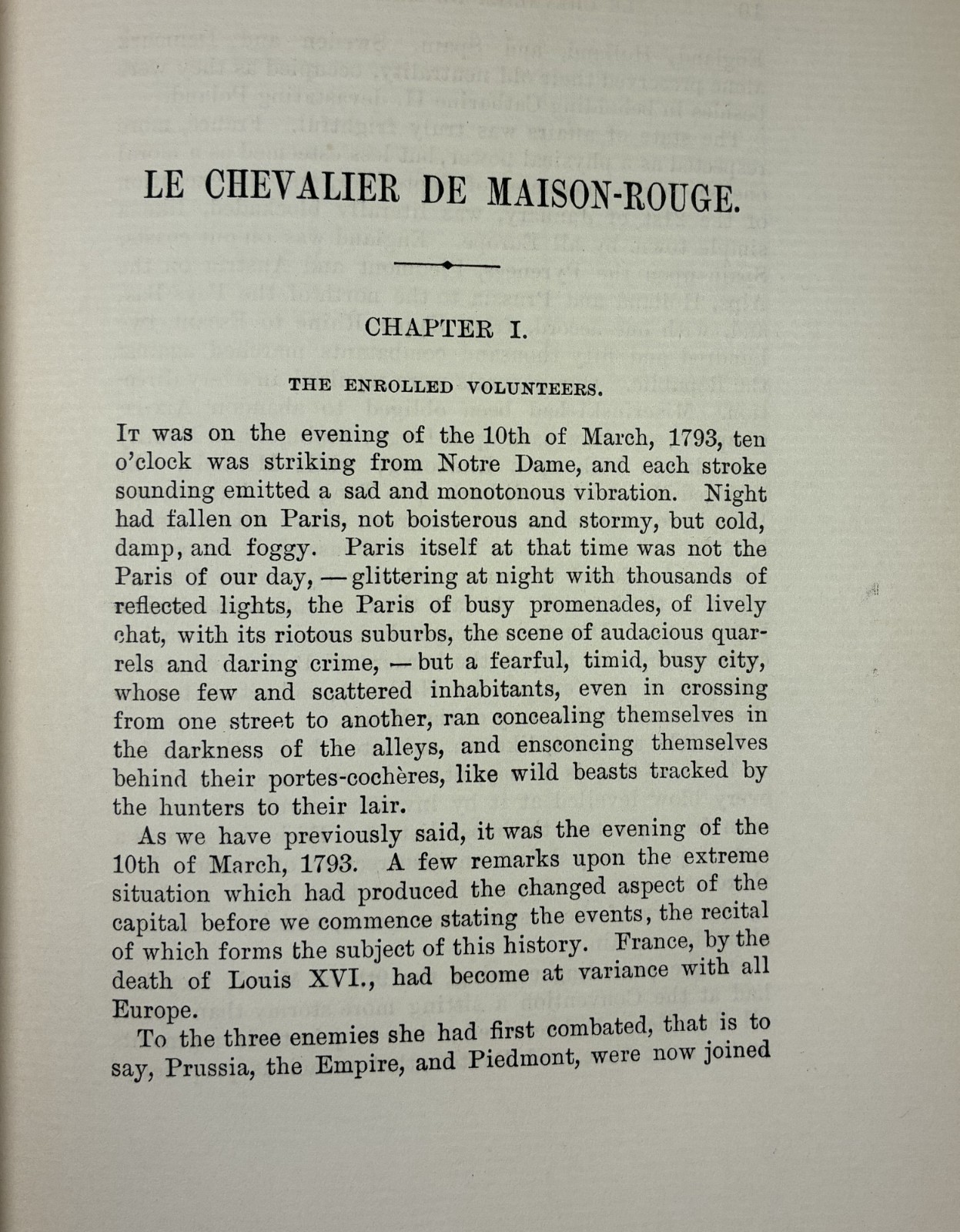 LE CHEVALIER DE MAISON-ROUGE. Alexandre Dumas. Antique 1896 HC. Estes & Lauriat.