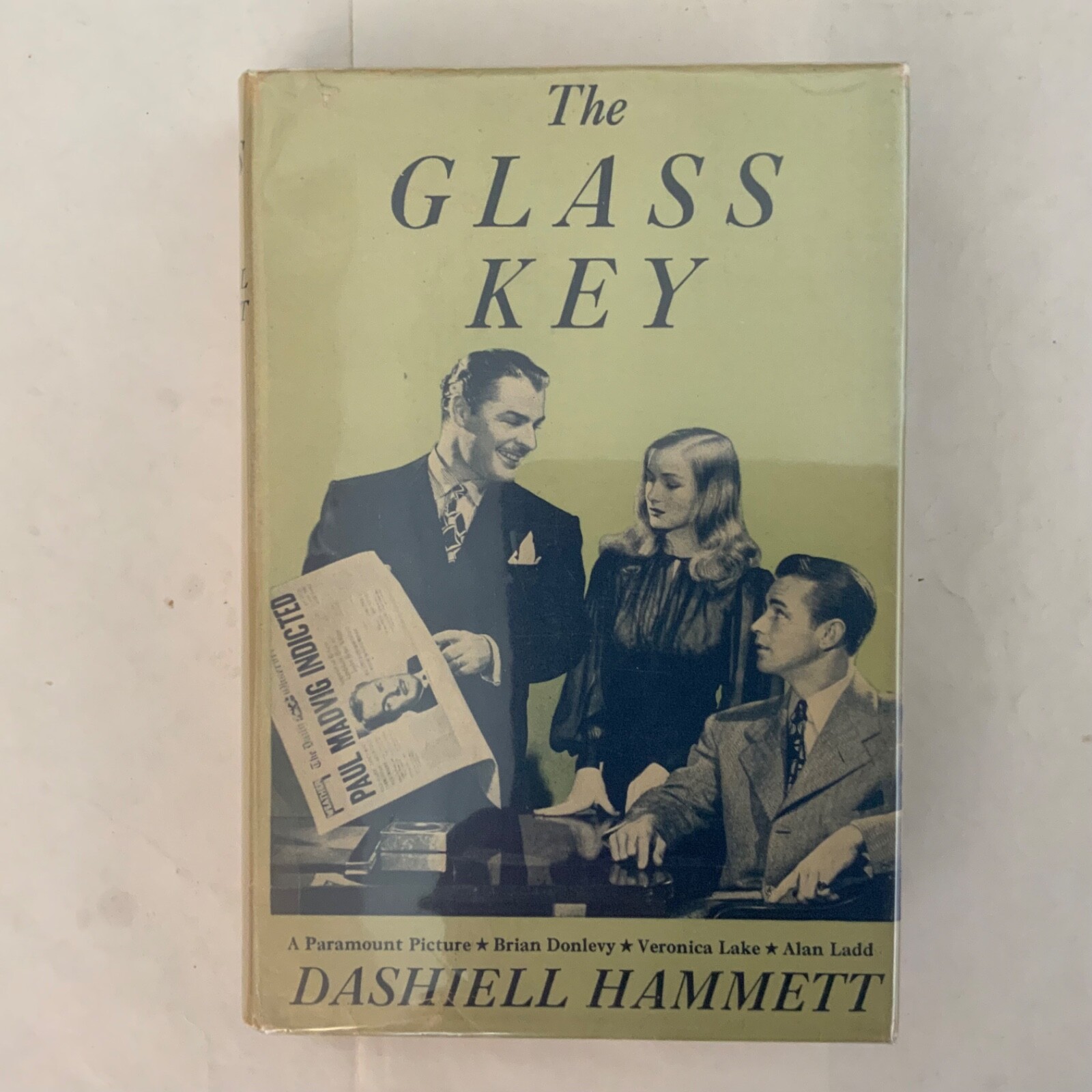 The Glass Key *by Dashiell Hammett 1942 Grosset & Dunlap motion picture edition