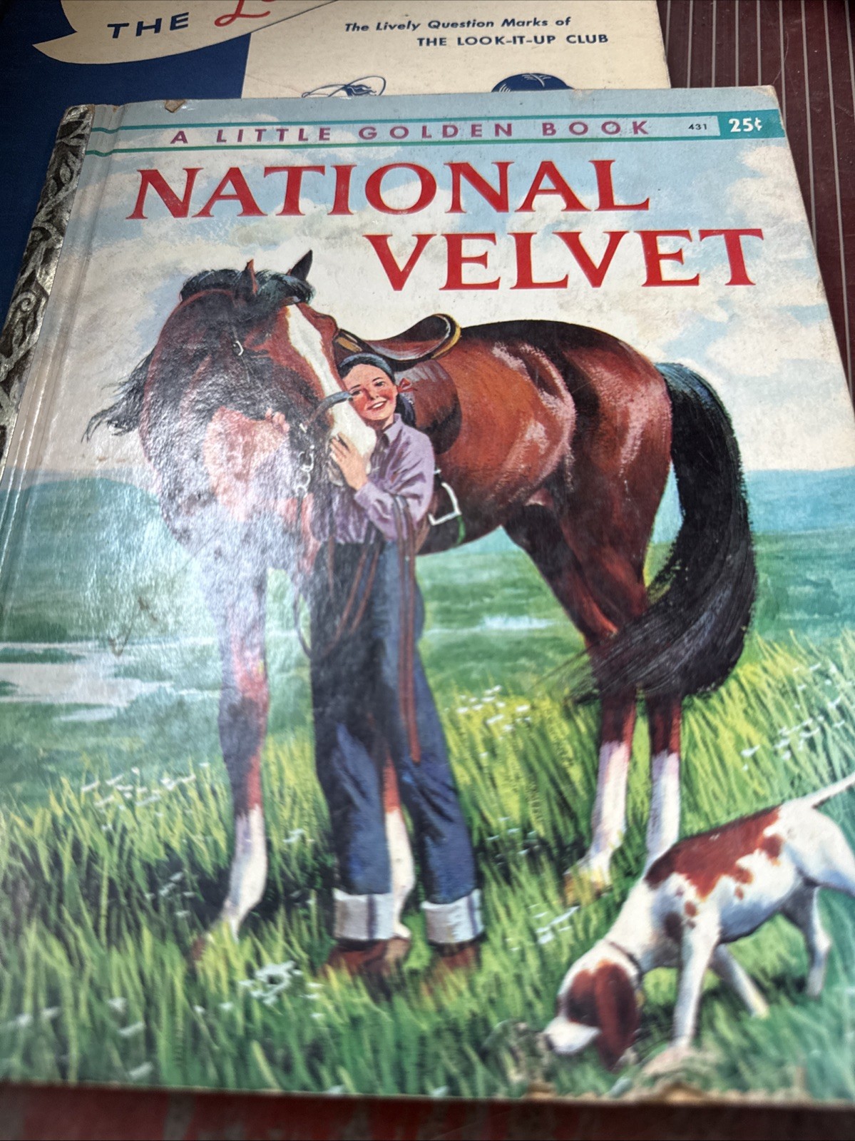 Vintage 1961- National Velvet by Kathryn Hitte (A Little Golden Book)