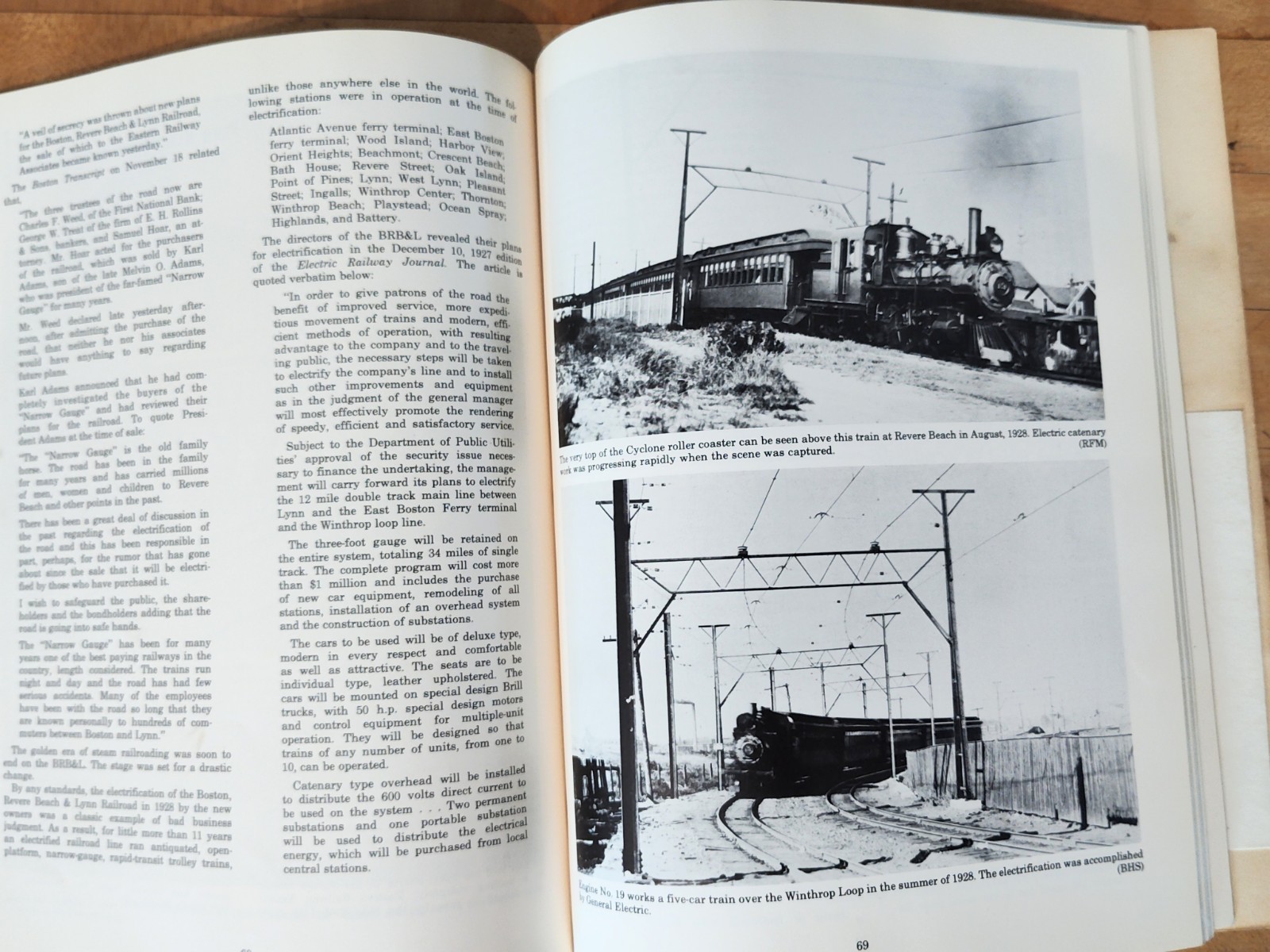 Narrow Gauge Story Of Boston Revere Beach & Lynn Railroad w/Inserts Stanley