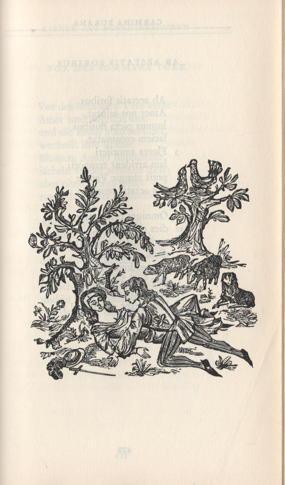 (Manesse) Psalterium profanum (Latin-German) 1962