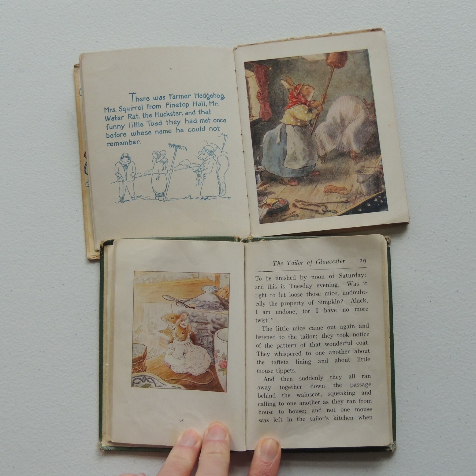 Tailor Gloucester Beatrix Potter 1931 Bunnykins Busy Day 1926 Allan Wright Lot 2