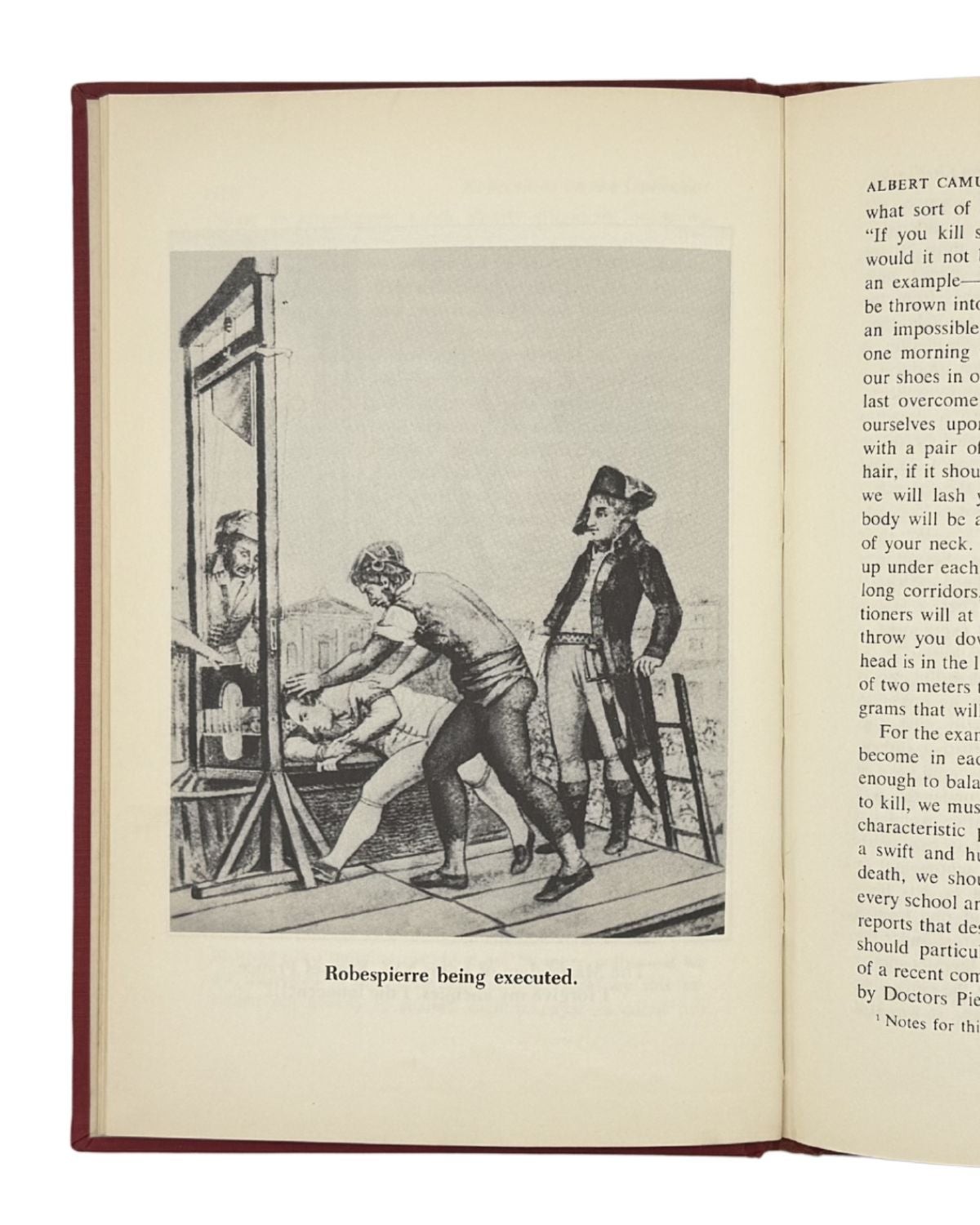 albert camus / reflections on the guillotine 1960