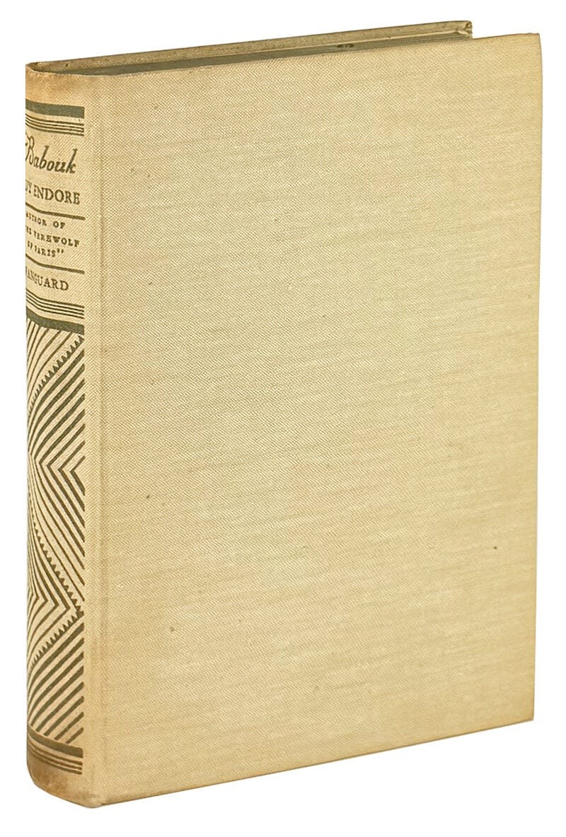 Guy Endore / Babouk / First Edition 1934