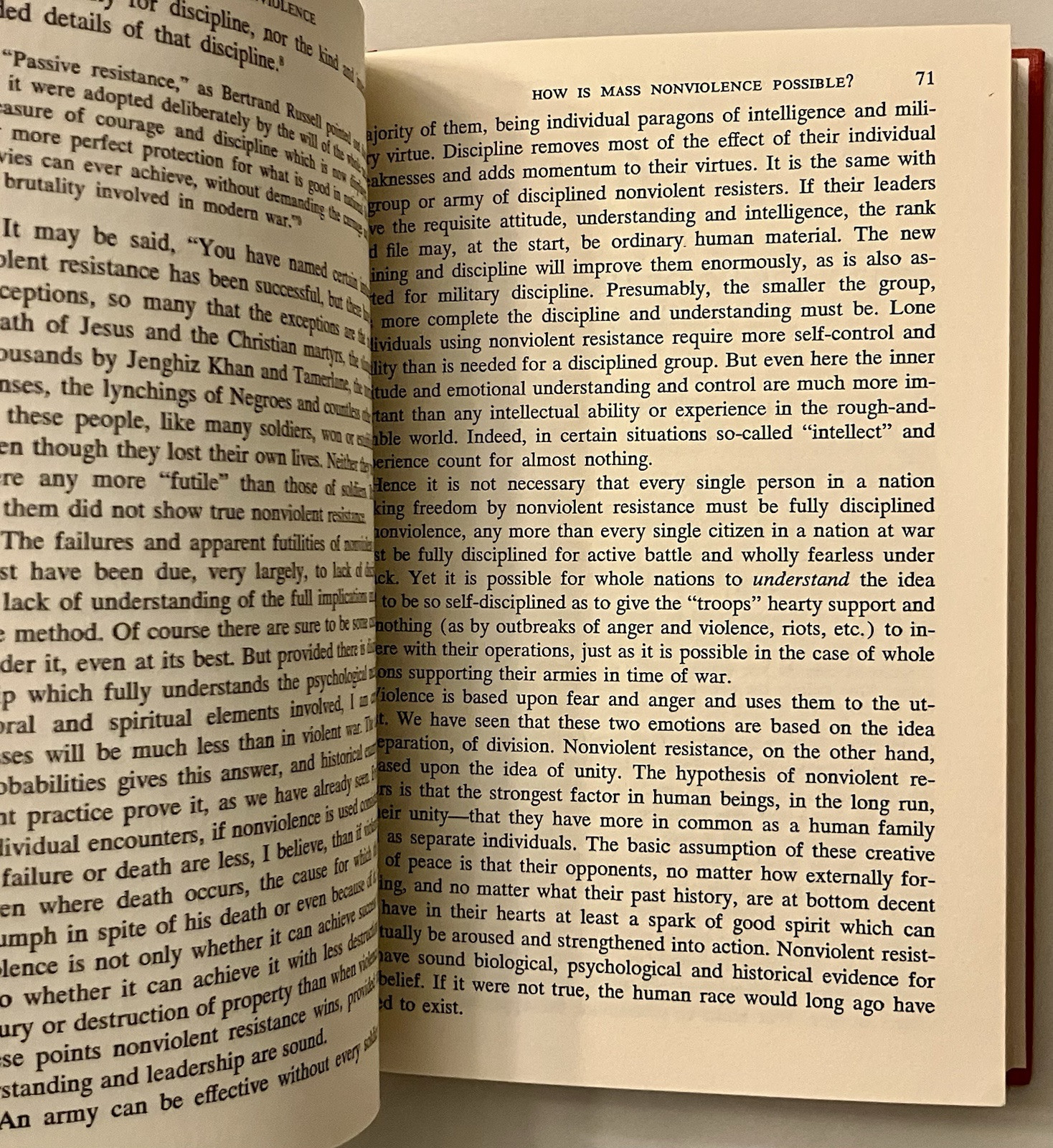 Richard Gregg, Power of Nonviolence, Martin Luther King intro, 1959, MLK Jr rare