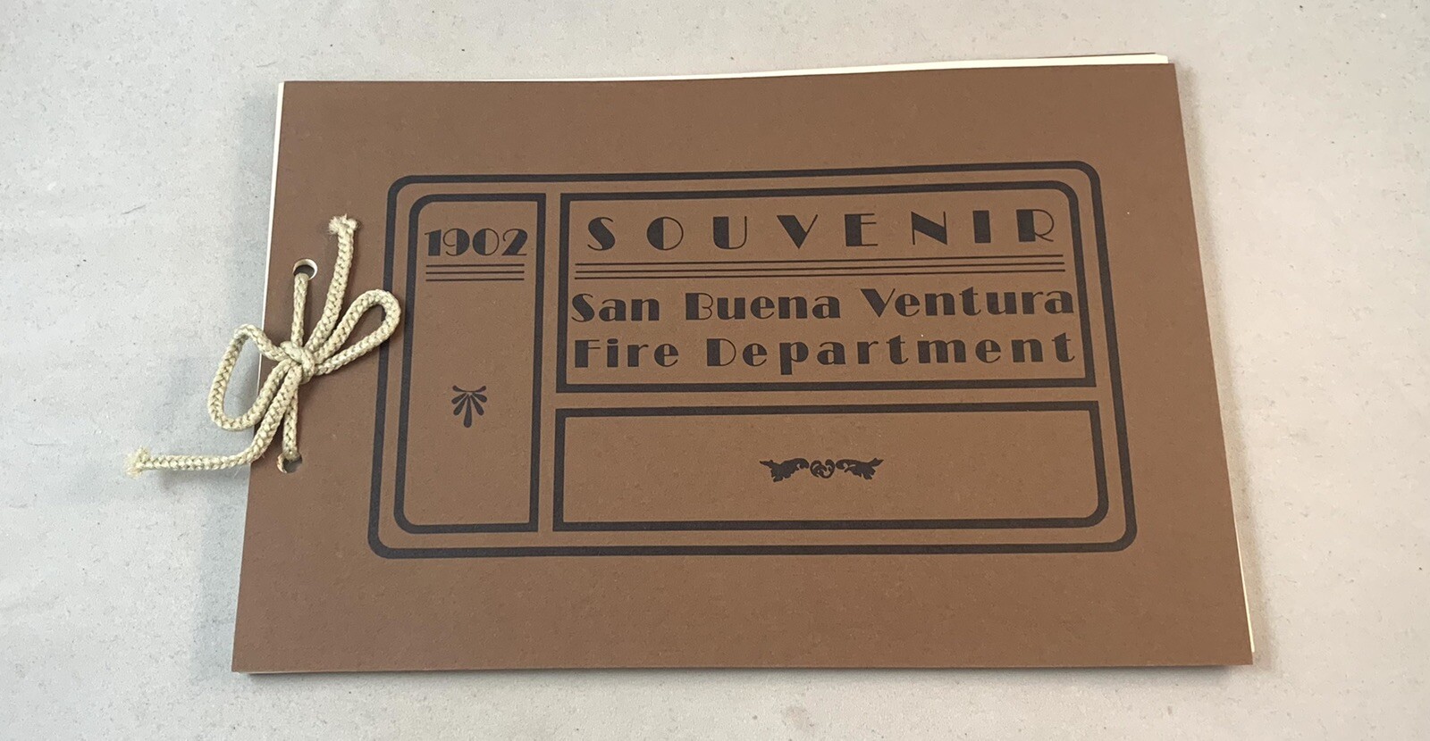 1902 Reprint Souvenir Book-San Buena Ventura Fire Department-Photographs!-RARE!