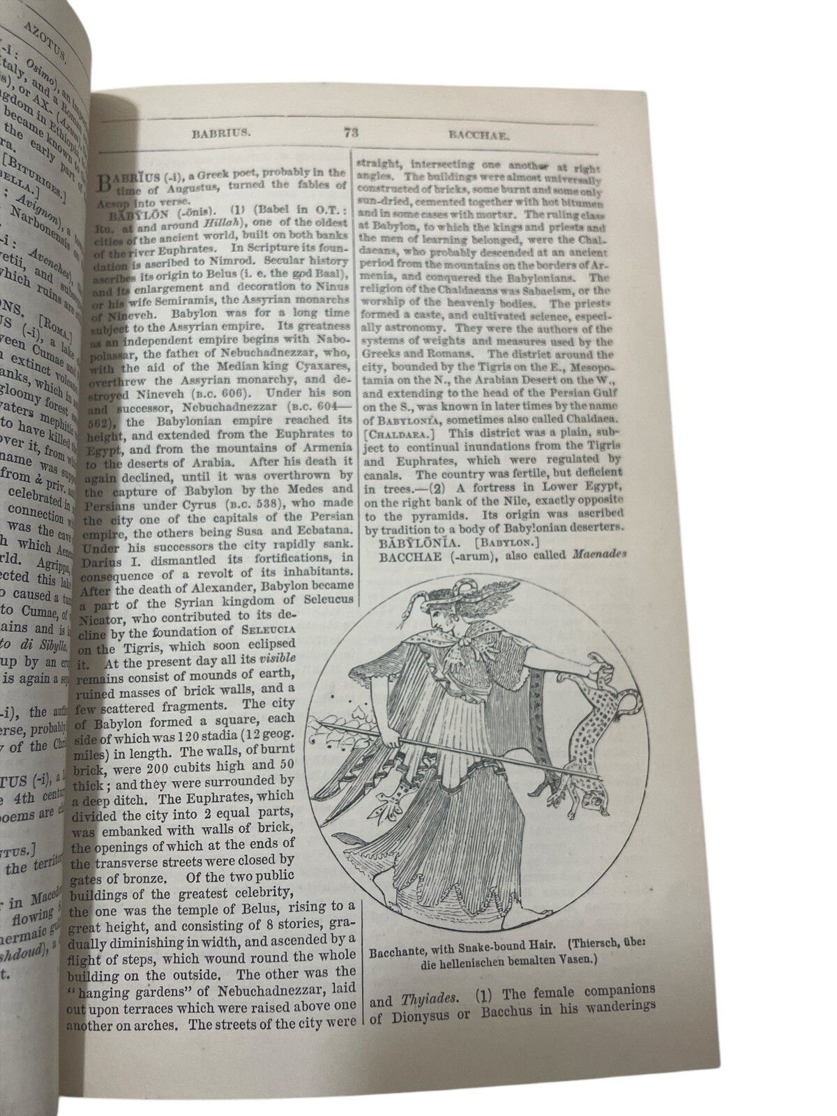 A Smaller Classical Dictionary William Smith 1854 Edition Biography Mythology