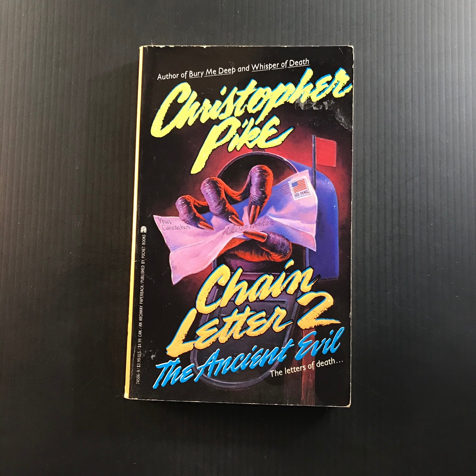 Chain Letter 2 The Ancient Evil Christopher Pike 1st Archway Paperback 1992