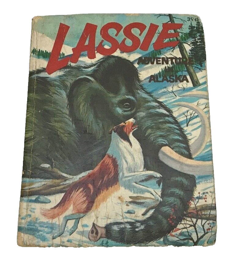LASSIE ADVENTURE IN ALASKA by GEORGE S ELRICK Big Little Book Whitman 1967