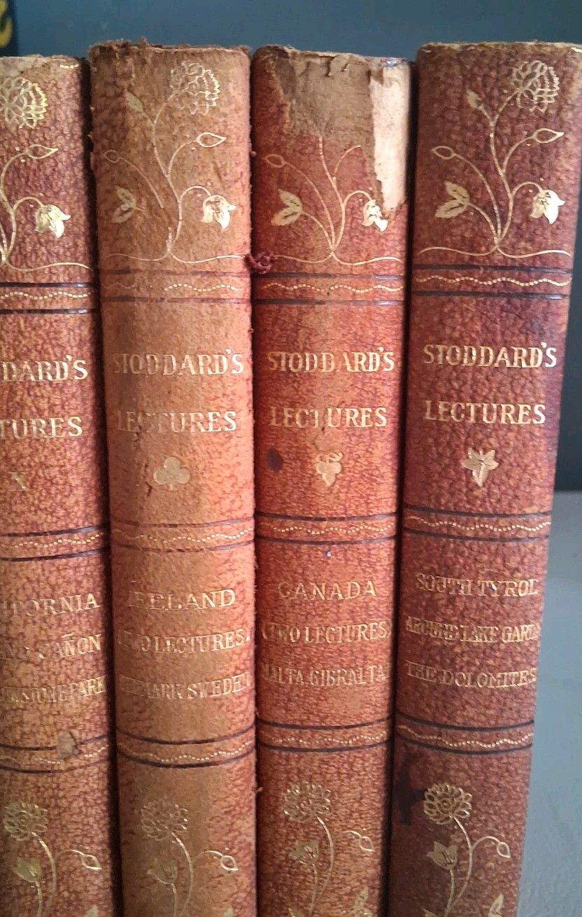 Antique -1908 John L.Stoddard’s Lecture Complete 10Volume Set+3 Others. 13 TOTAL