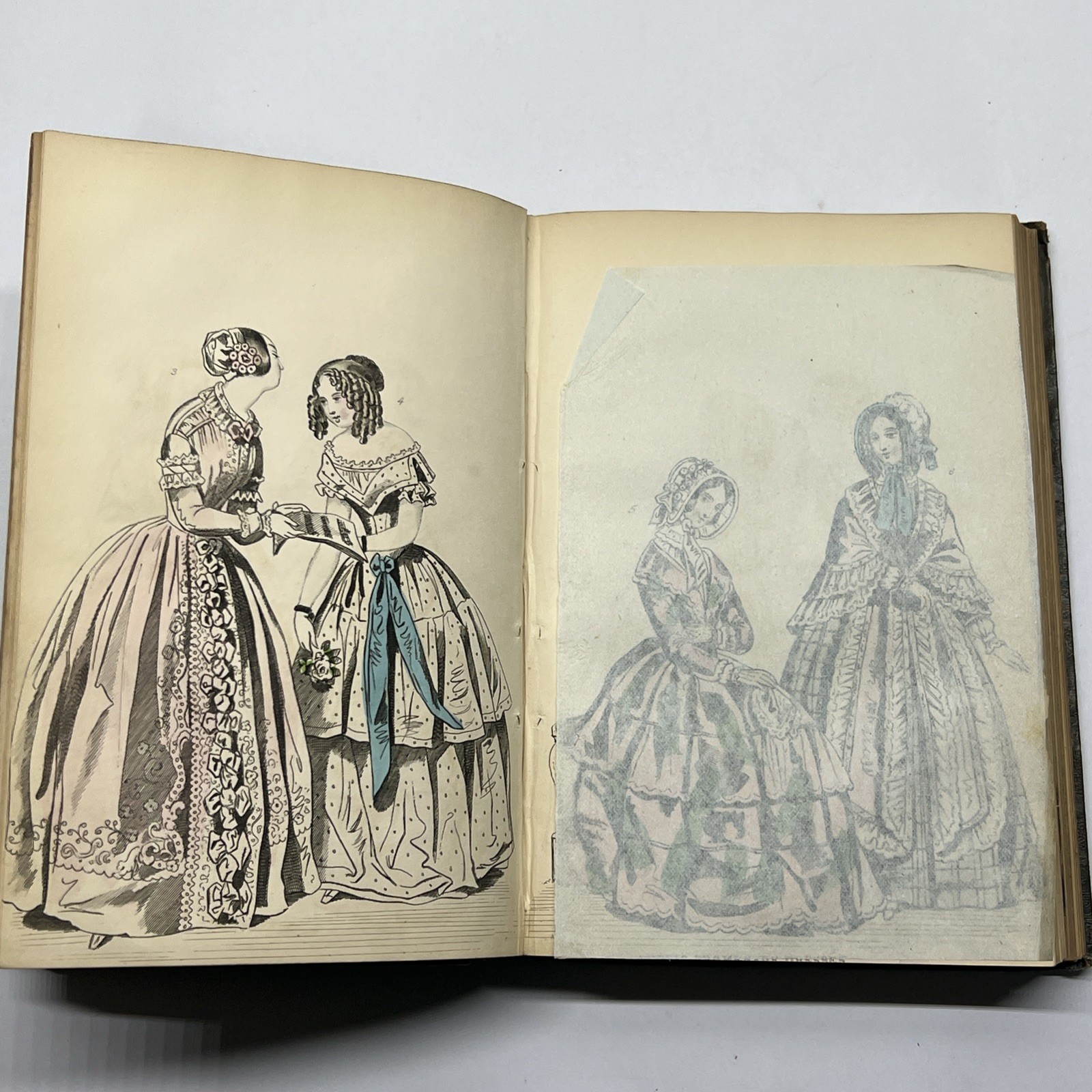 1846 The Ladies‘ Cabinet Of Fashion, Music, And Romance Vol IVCOLOR Illustration