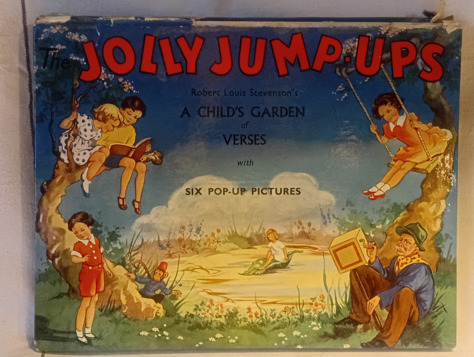 Vintage Jolly Jump-Ups Pop-Up Book HB Childs Garden Of Verses Purnell Bold