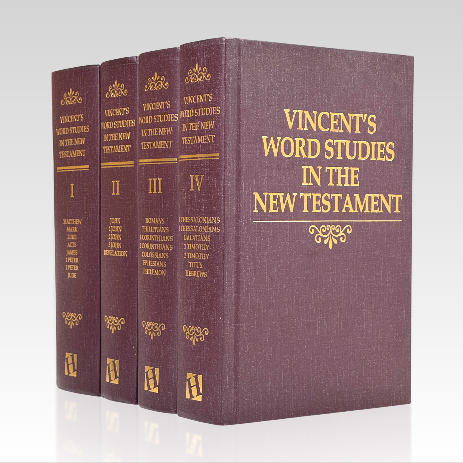 1985 MARVIN R. VINCENT. Word Studies in the New Testament 4 Vol Set VG
