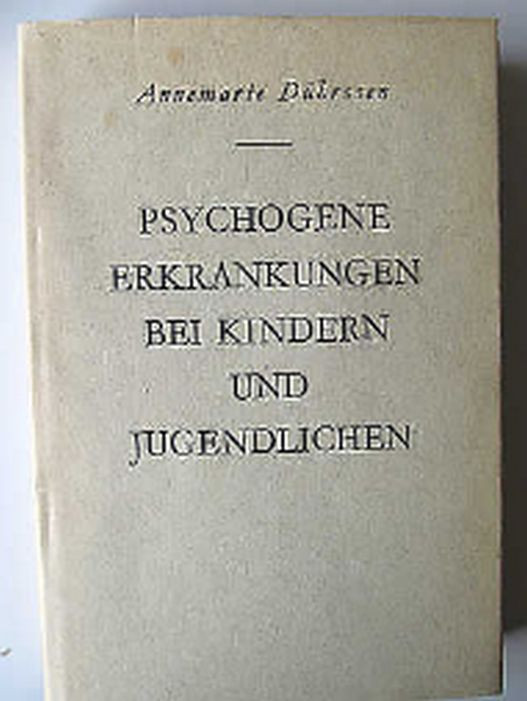 Medical Subject Book PSYCHOGENIC DISORDERS IN CHILDREN ADOLESCENTS 1969 Edition