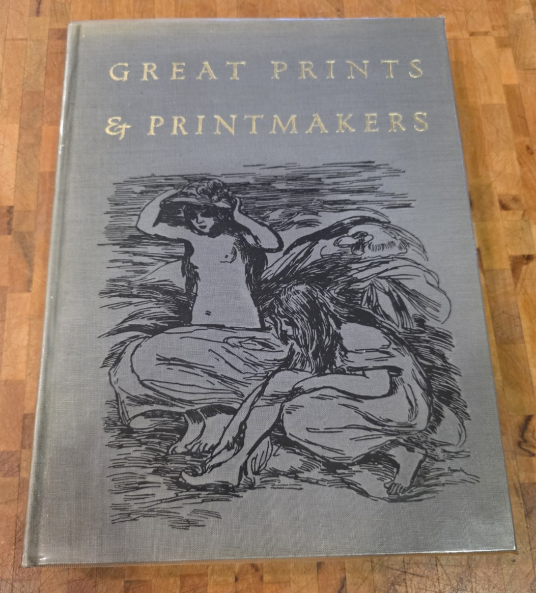 Great Prints & Printmakers Hardcover Art Book Abrams Wechsler 1967 1st ed HC