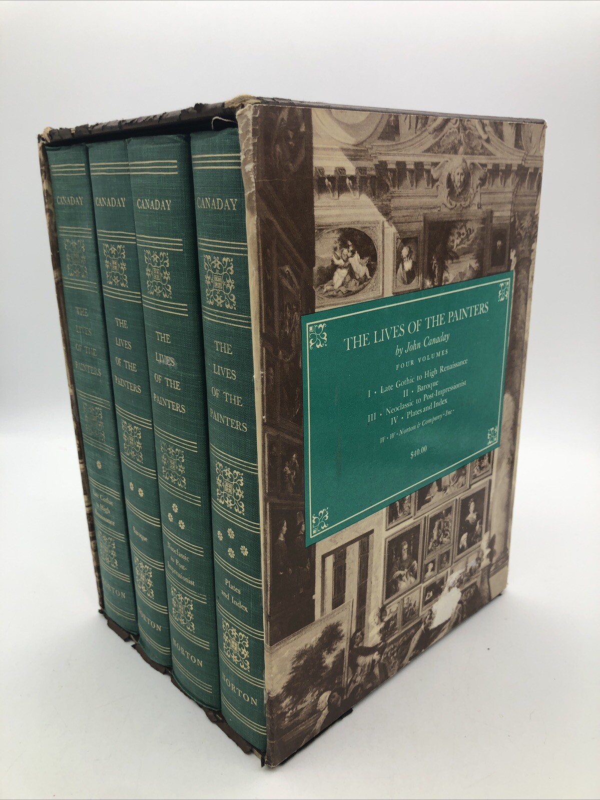 The Lives of the Painters BOX SET by John Edwin Canaday 1969 W.W.Norton and Co.