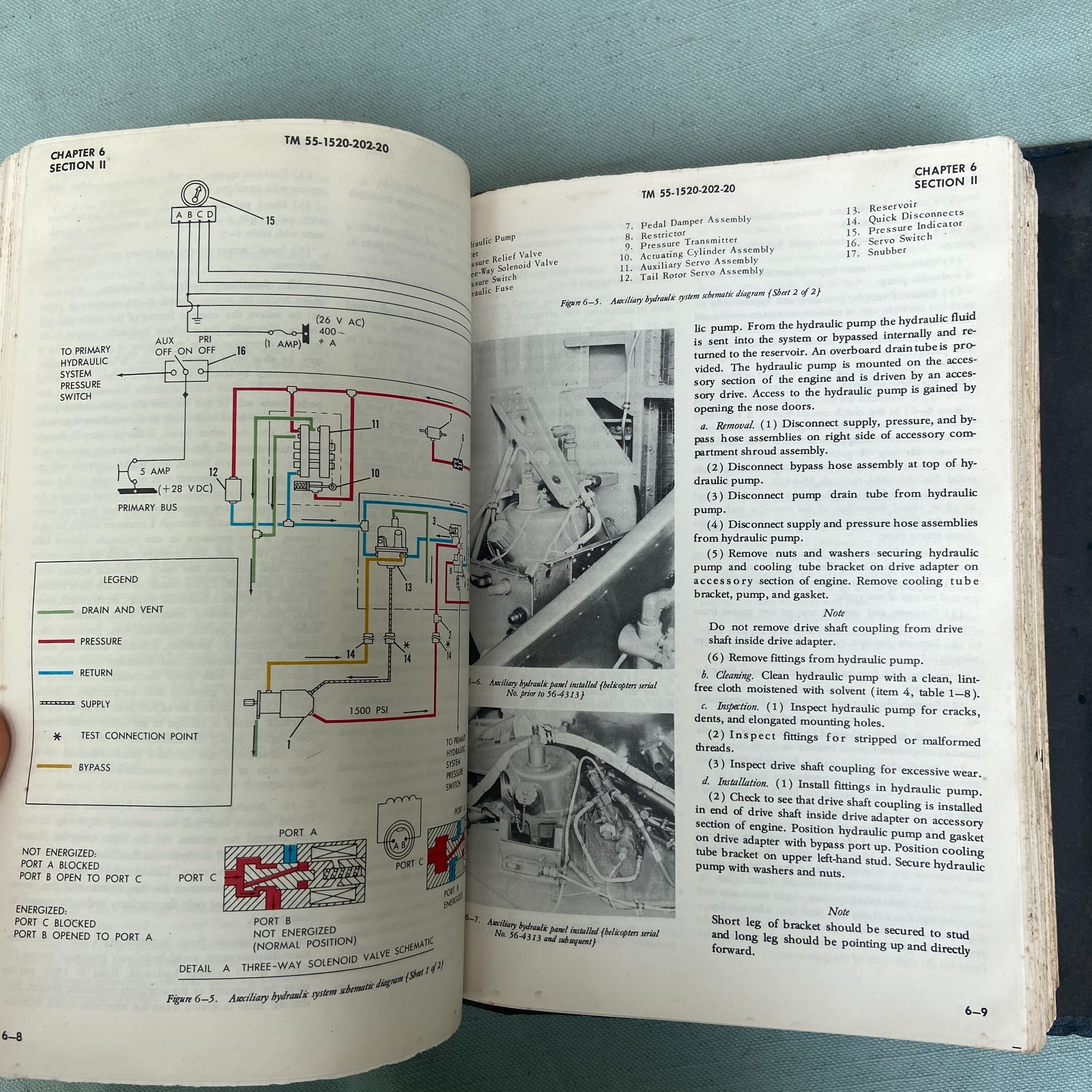 Technical Maintenance Book Army Models CH-34A CH-34C Aircraft 1966 Sikorsky Heli