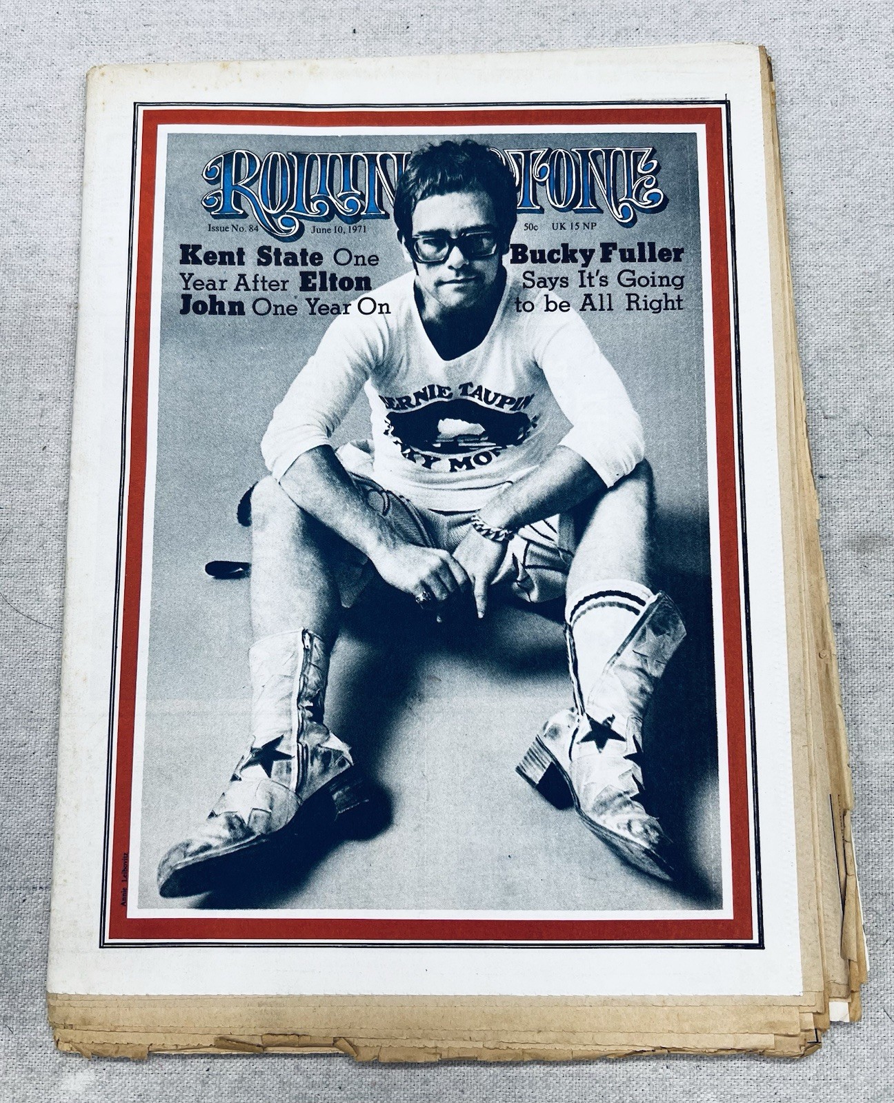 Rolling Stone #84 June 10 1971 Elton John Cover Kent State 1 Year Later