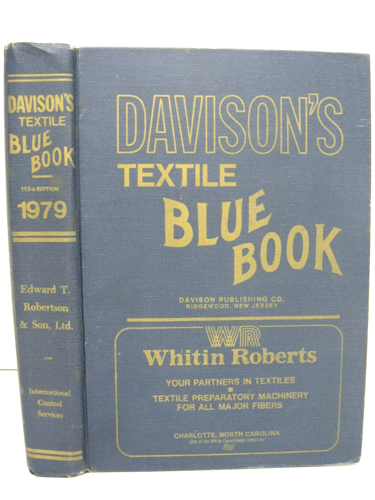 1979 Davison’s TEXTILE BLUE BOOK, 113rd Ed., 647 Pages packed with information!