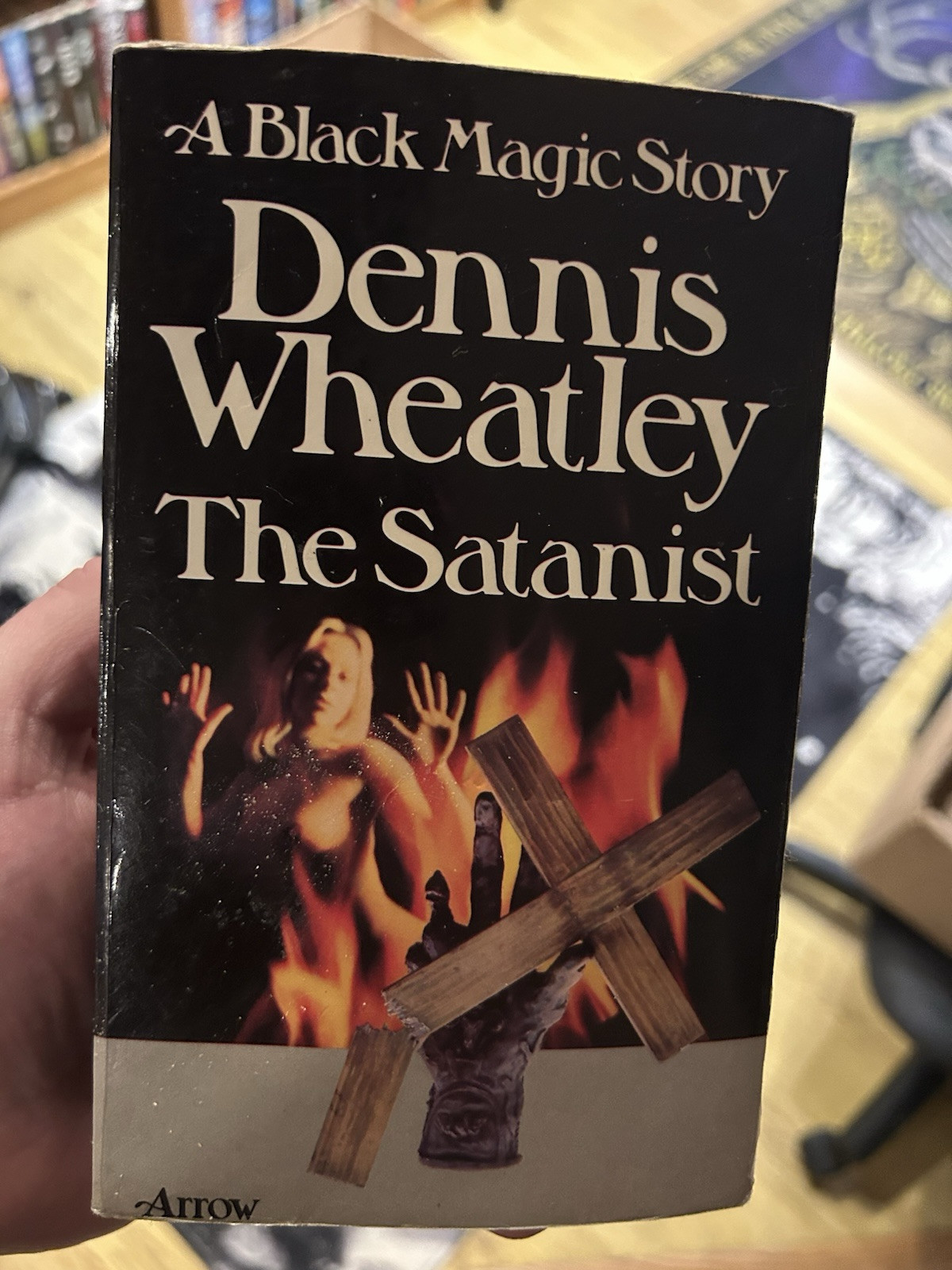 THE SATANIST by Dennis Wheatley, 1974 Vintage Black Magic Occult Devil Book.
