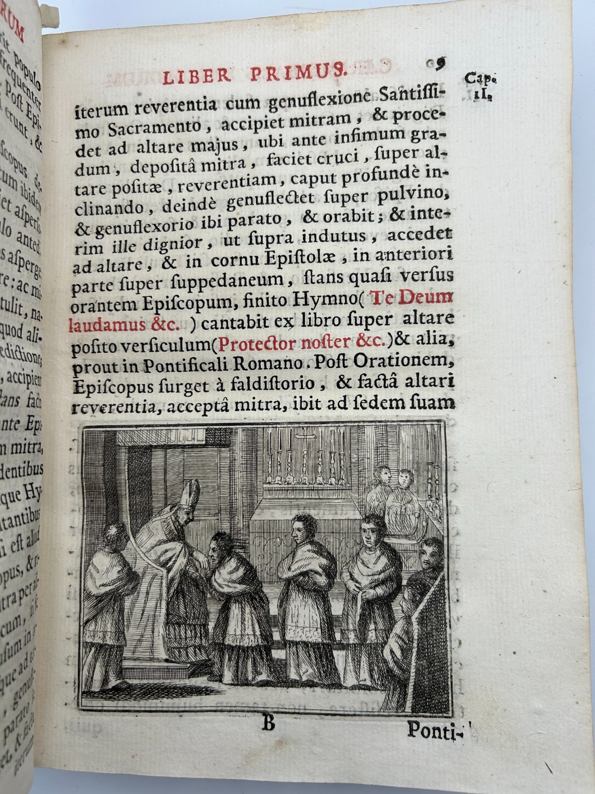 1729 Caeremoniale Episcoporum Catholic Church Antiquarian Rare Book VG Condition