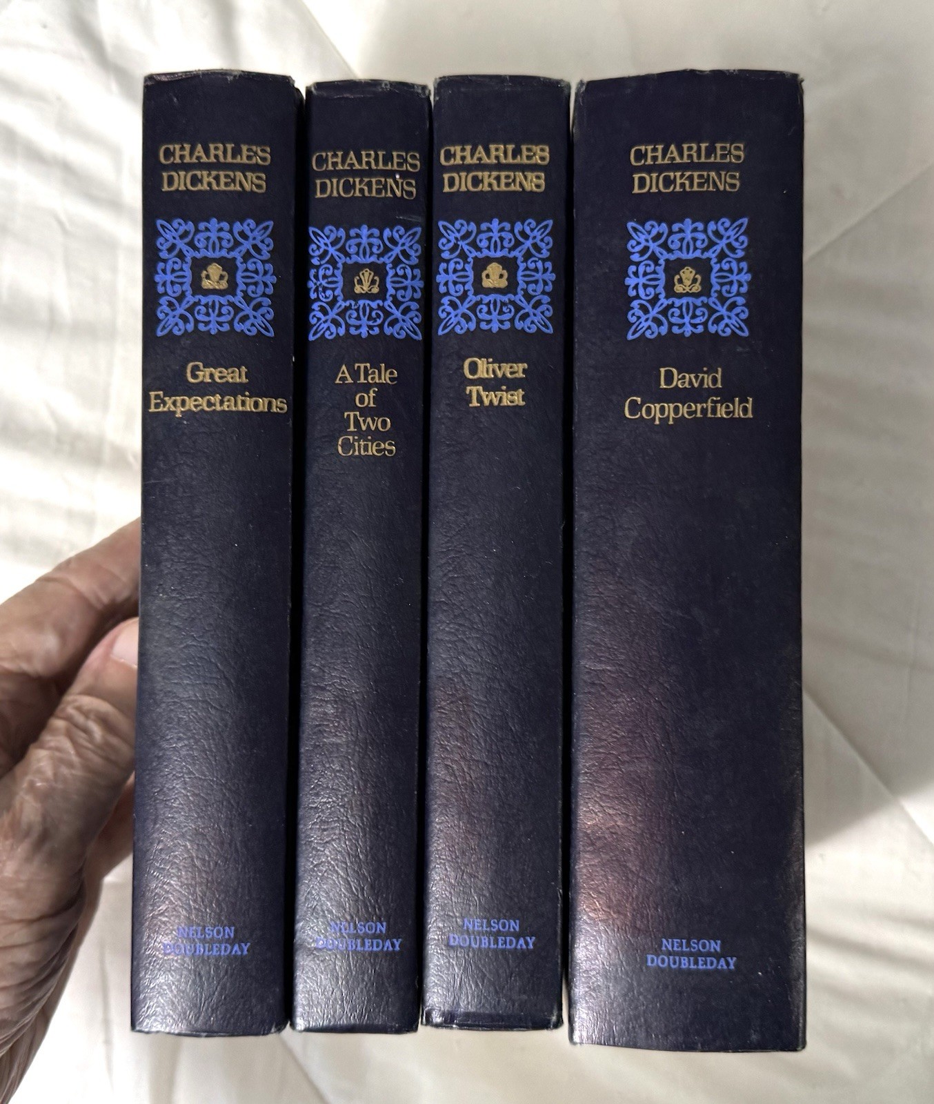 Charles Dickens Lot of 4 Classics Hardcover Nelson Doubleday TALE OF TWO CITIES