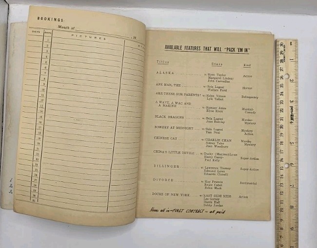 1946 Philippines Monogram’s Film Exchange Inc., 15th Anniversary.Used.