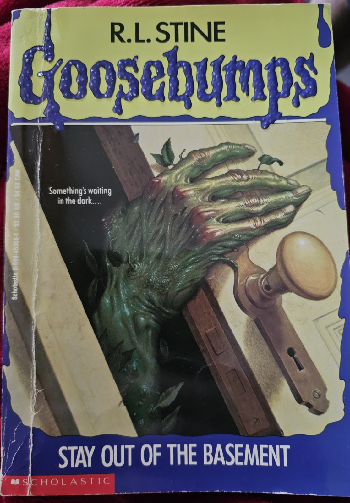 1992 ?Goosebumps: Stay Out of the Basement by R.L. Stine (First Printing)