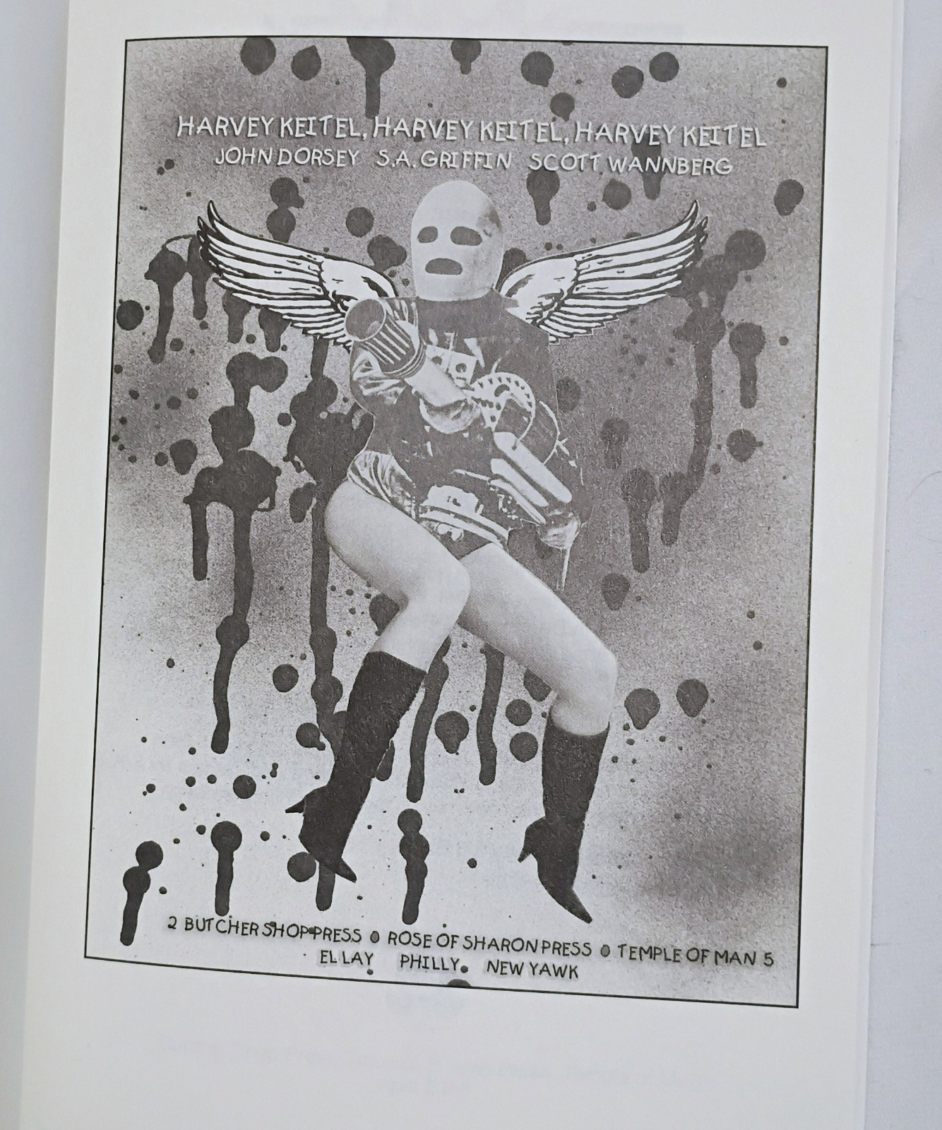 Harvey Keitel, John Dorsey S. A. Griffin Scott Wannberg 1st edition Signed