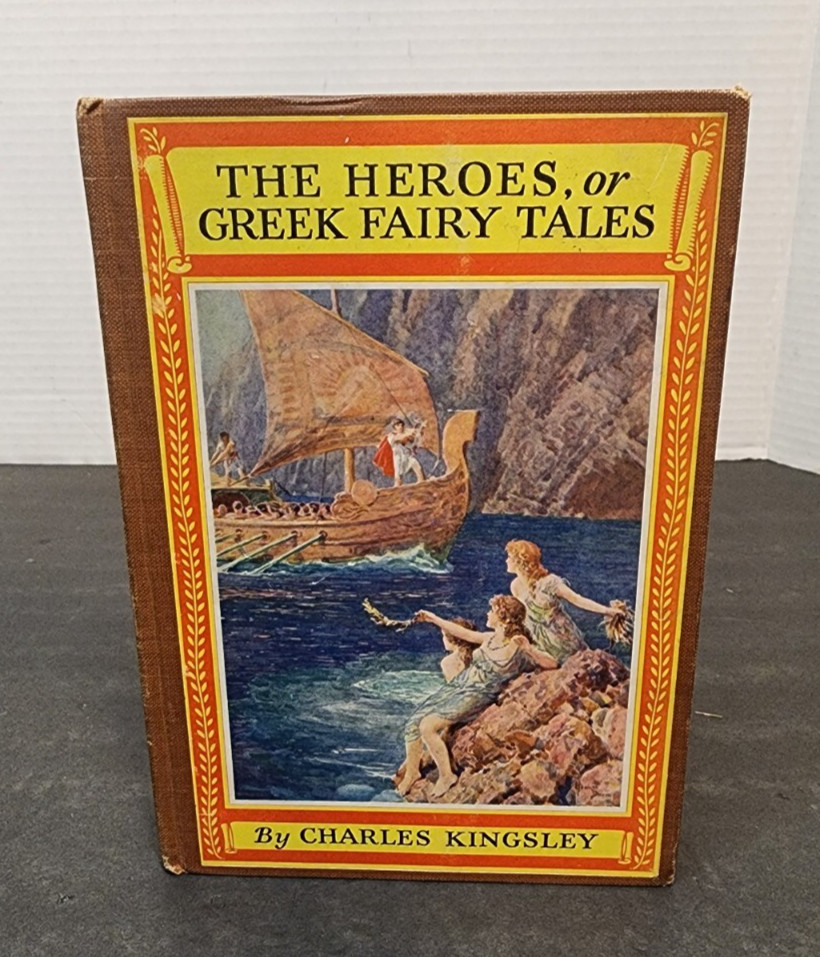 THE NEWBERY CLASSICS: THE HEROES, OR GREEK FAIRY TALES BY CHARLES KINGSLEY 1940s