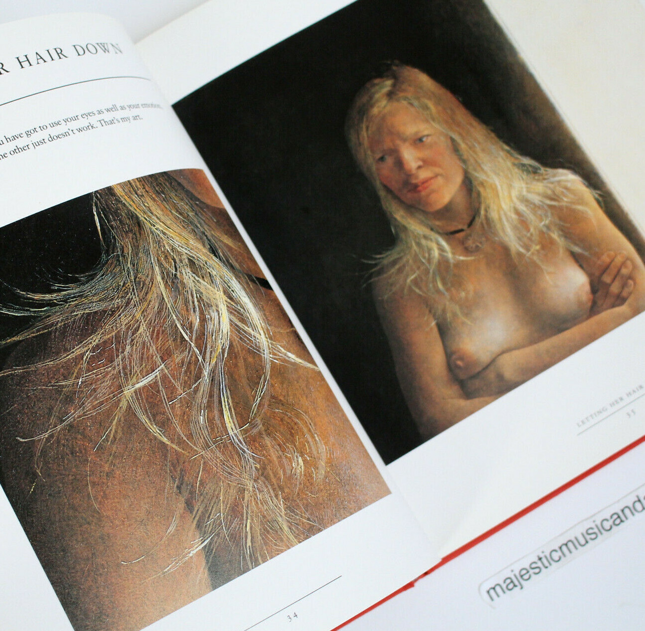 ANDREW WYETH THE HELGA PICTURES DRAWINGS PAINTINGS HARDCOVER BOOK 1987 RARE