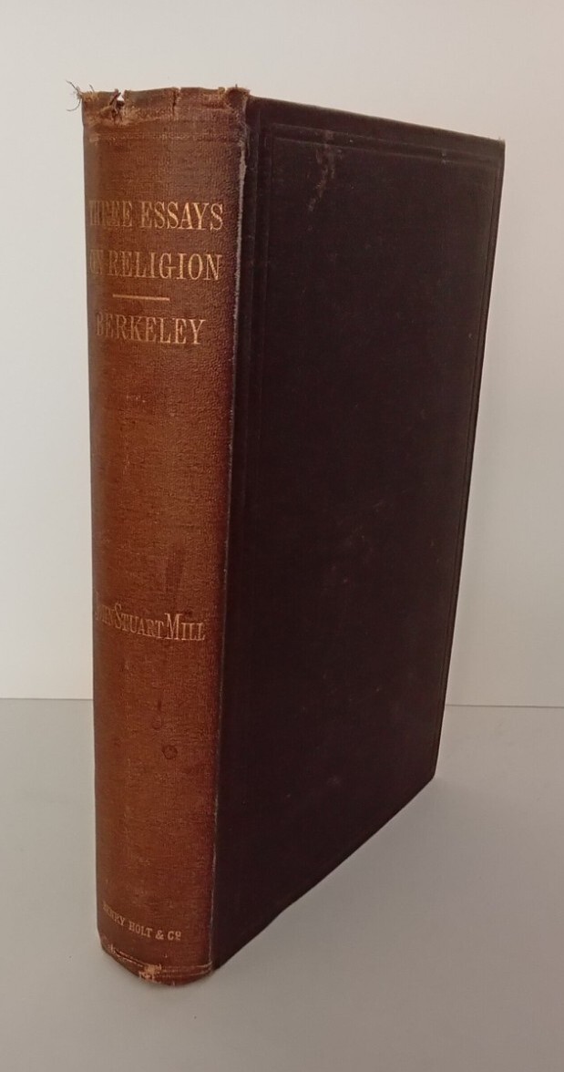 ANTIQUE PHILOSOPHY BOOK THREE ESSAYS ON RELIGION BY JOHN STUART MILL 1874 HOLT