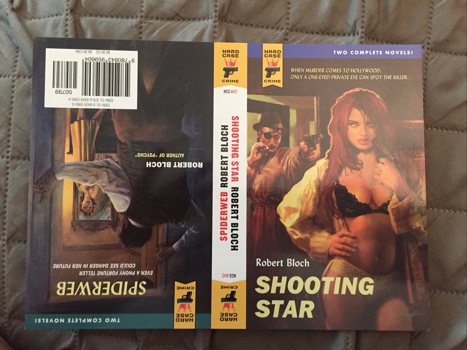 Rare COVER PROOF Only, Shooting Star by Bloch, Hard Case Crime #42, 2008, NF