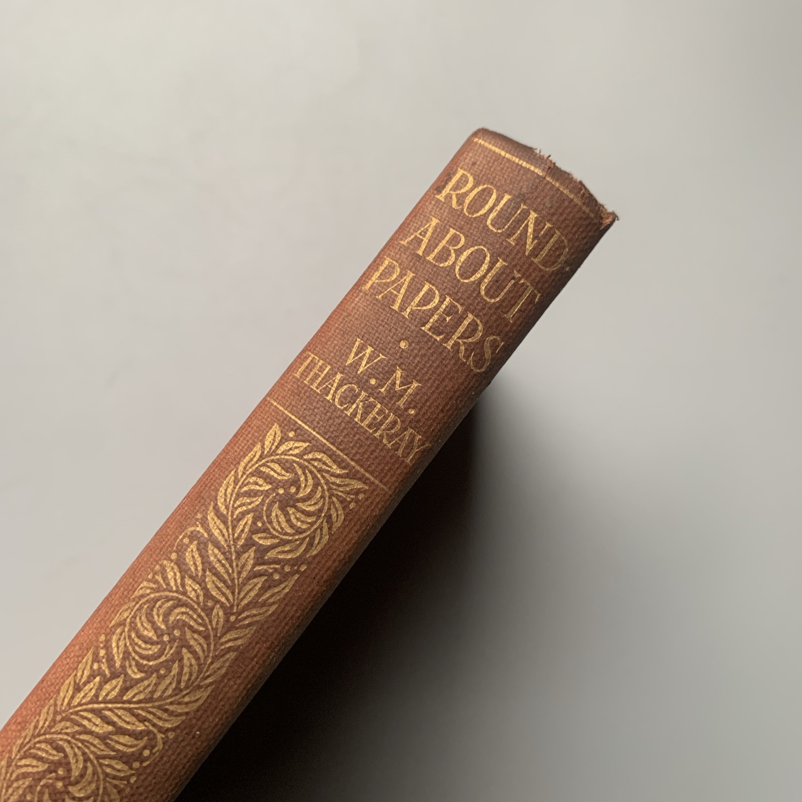 Roundabout Papers W.M Thackeray – Illustrated Vintage Antique Hardback Collins