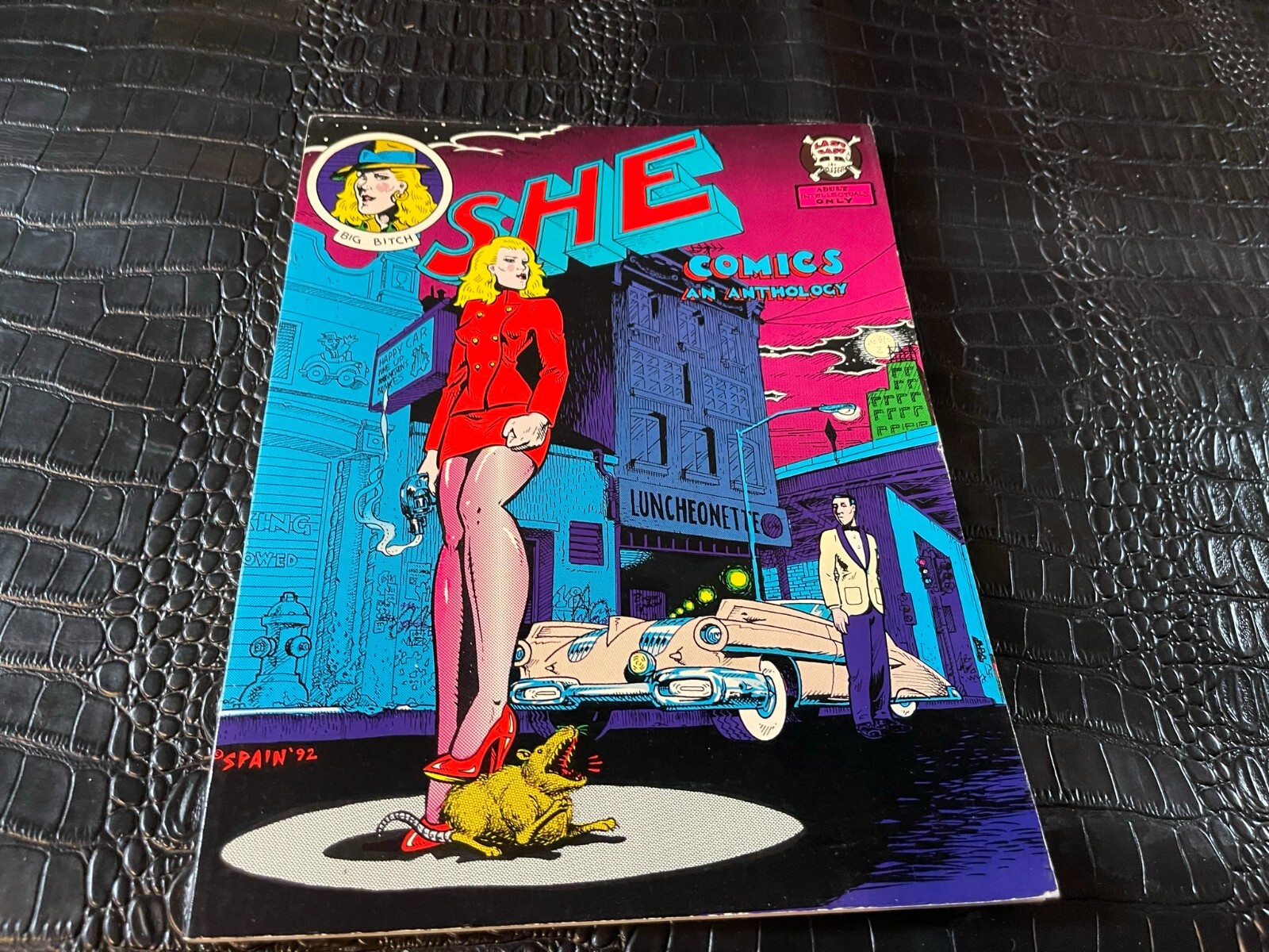 1993 SHE COMICS ANTHOLOGY by RODRIGUEZ LAST GASP underground graphic novel NICE