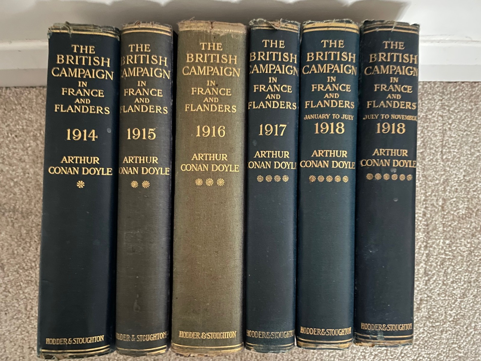 The British Campaign in France and Flanders (1914-18) by Sir Arthur Conan Doyle