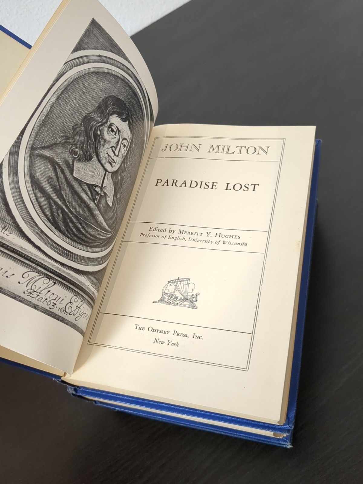 3 Book Lot John Milton Prose Selections Paradise Lost & Regained Hardcover